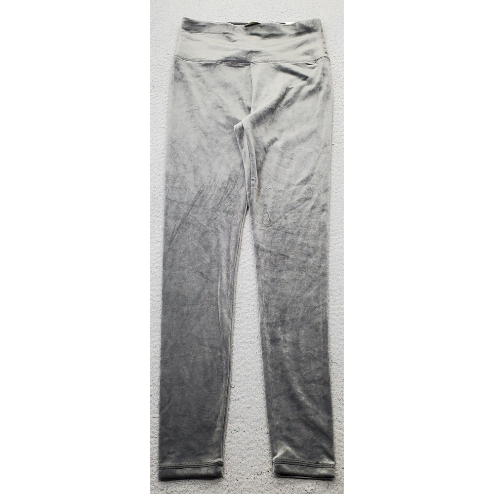 Aerie Offline Velour Leggings Womens M Short Gray High Rise Athletic Stretch